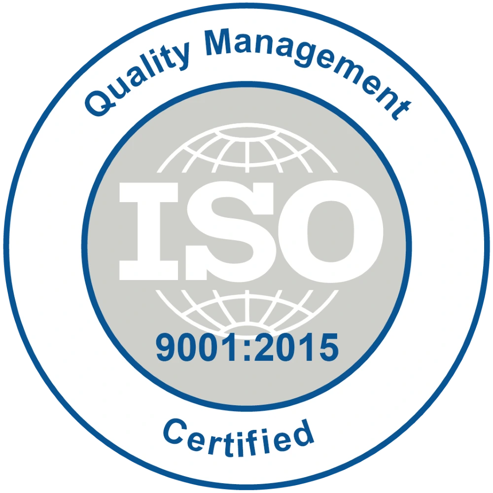 ISO 9001 certification ongoing